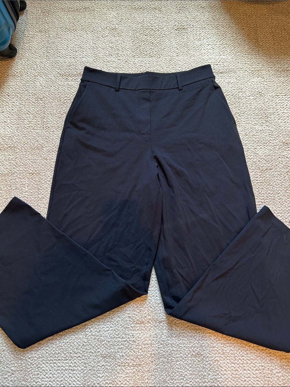 Lululemon Classic Black Wide-Leg Women's Stretch Pants, size L